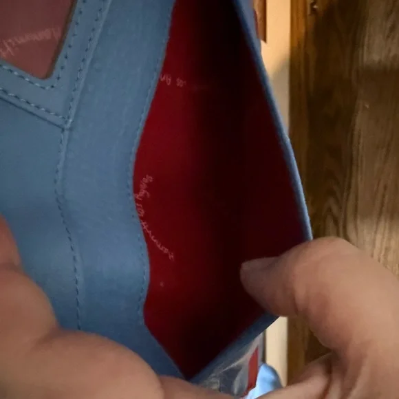 Hammitt 110 North Sky Blue Leather Wallet - Picture 4 of 5